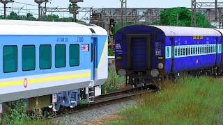 SHATABDI COUPLING ICF BLUE COACH | BUMPY RAILROAD | RAILWORKS TRAINS SIMULATOR | NTG GAMING