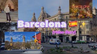 BarcelonaTravel Vlog️! Scenery, beach ️, food  small town Girona