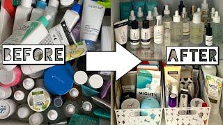 Reorganizing My Entire Skincare Collection | Skincare Storage