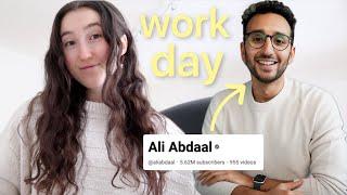 A Day In My Life Working For Ali Abdaal - YouTube Scriptwriter