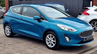 2019 (19) Ford Fiesta Zetec Nav 1.1 3Dr in Wave Blue. 9k Miles. 4 Services. Sat Nav. 50+ MPG £10,500