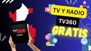 ¡Descubre TV360! La App que Transformará tu Forma de Ver TV ¡Disfruta de TV y Radio 100% GRATIS!