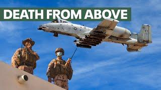 U.S. Close Air Support in Action: AC-130, AH-1Z Viper and A-10 Warthog