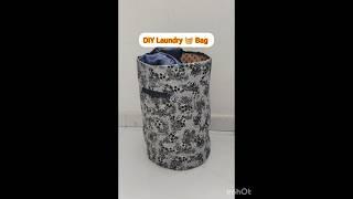 old cloth reuse idea laundry bag #shrots #bagmaking