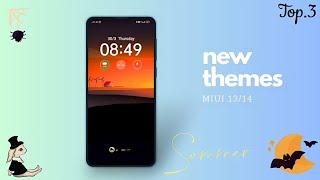 Top.3 Latest MIUI I3/14 Themes for Xiaomi, Poco | Best MIUI Themes for MIUI I3