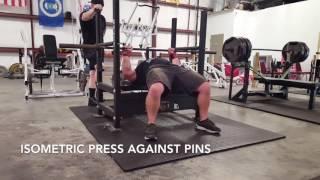 Jeremy Hoornstra, Raw Bench Press War Training