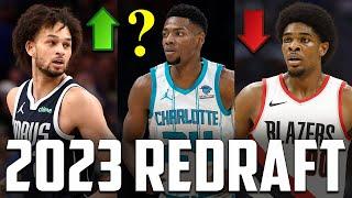 Redrafting The 2023 NBA Draft One Year Later...