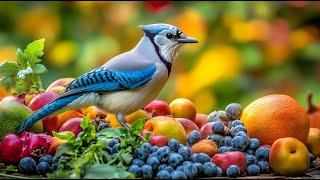 Relaxing Bird Sounds 4K ~ Birds Singing Heal Stress, Anxiety and Depression, Heal the Mind