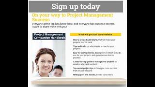 Sign Up To Project Management Companion