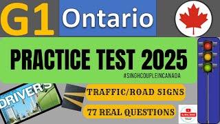 G1 test Ontario 2024  | G1 Practice Test  Ontario 2024 |  G1 Driving Test - All 2024 Exam Questions