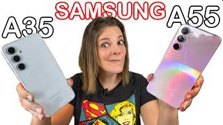 NO TE CONFUNDAS Samsung Galaxy A55 vs A35 | unboxing + review