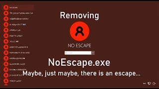 Removing NoEscape.exe - Boot Sector included