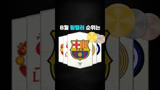 6월 팀컬러 순위