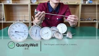 Industrial Bimetal Thermometer—Shanghai QualityWell