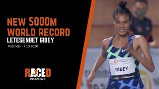 ***NEW Women's 5000m World Record - Letesenbet Gidey - Valencia 2020***