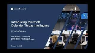 Microsoft Defender Threat Intelligence Overview