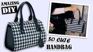 FANTASTIC DIY PURSE BAG POPULAR PRINT // Zipper Handbag Tutorial Fashion Design 2019