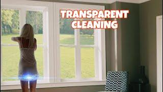 CLEAN WITH ME the house to make it shine , TRANSPARENT CLEANING 4k