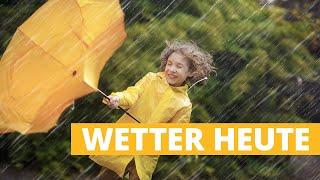 Wetter heute: Nasse und windige Oktobergrüße