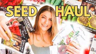 *HUGE* SPRING SEED HAUL 2024! Baker Creek & MIGardener | Rare Heirloom varieties #vegetablegarden