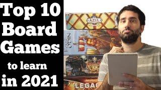 Top 10 Board Games to Learn in 2021 (older games)