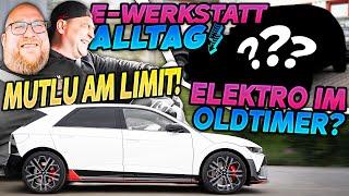 OLDTIMER mit E-Antrieb? - Marcos E-Werkstattalltag - BEGEISTERUNG pur im Hyundai 5 N! 