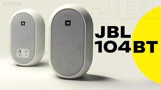 JBL 104 BT Studio Monitor - Unboxing & SOUND Test.. CRAZY GOOD!