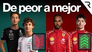 Todas las alineaciones de pilotos de F1 de 2025 clasificadas de peor a mejor