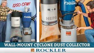 Space-Saving Cyclone HEPA Dust Collector