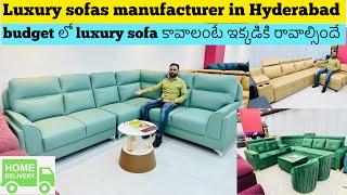 Luxury sofas at budget price Best furniture store in Hyderabad / Gachibowli/ lavish furniture