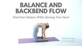 30 Minute Balance and Backbends Yoga Vinyasa Flow