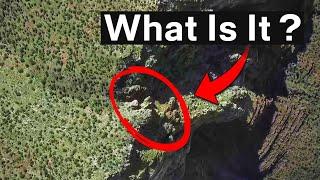 I Discovered This on the Edge of the Grand Canyon on Google Earth 