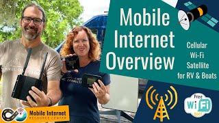 Mobile Internet Overview for RV & Boat - Cellular, Wi-Fi & Satellite