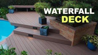 AMAZING Poolside Deck TRANSFORMATION |  Azek Timbertech PVC Deck Building with PRO Tips and Tricks