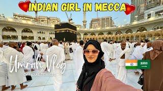 My First UMRAH Alhamdulillah️ | Indian Girl In Mecca Saudi Arabia | Travel With Afiya