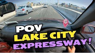 Lake City Concord - Pov Car Drive On Elevated Expressway