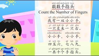 Learn Body Parts Eye Head Mouth Ear Hand Foot in Mandarin Chinese | Learn Chinese For Kids