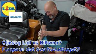 Oljesug -  LIDL vs Biltema - Stor skillnad i pris och men frågan är om det fungerar överhuvudtaget?