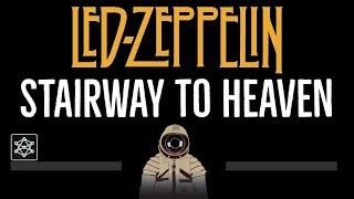 Led Zeppelin • Stairway To Heaven (CC)  [Karaoke] [Instrumental Lyrics]