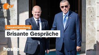 heute 19:00 Uhr vom 19.10.2024: Scholz trifft Erdogan, neue Linkenspitze gewählt