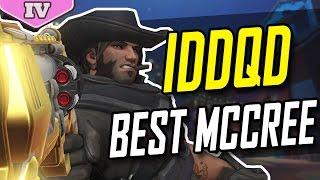 IDDQD BEST McCREE IN THE WORLD 43 KILLS [ OVERWATCH TOP 500 SEASON 4 ]