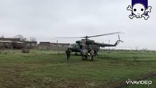 Seriously wounded are being evacuated to Russia through air ambulance in Novoazovsk.