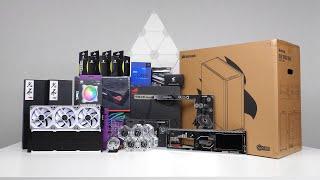 「BRO」4K Corsair 7000X Build A PC with Z690 Extreme Glacial.海盗船7000X白色镜面装机 4K装机 #7000X