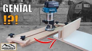 Milling Jig router - milling grooves - milling device - simply fast