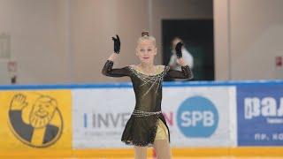 Анастасия Степанова 10 лет ️ Anastasia Stepanova 10 y.o. SP #невскийлед #figureskating