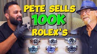 Love Luxury: Pete Sells £100,000 Worth Rolex's