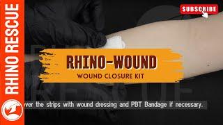 Rhino Rescue Wound Closure Kit: Stitchless & Pain-Free Solution for Cut Wounds