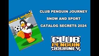 Snow and Sports Catalog Secret Items September 2024 | Club Penguin Journey