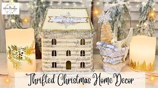 DIY Christmas Decor Thrift Flips | High End | Budget Friendly Festive Crafts | Vintage