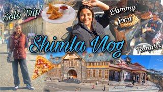 3 Days SOLO Trip Shimla | Hostel Life |  Jhaku Temple | Kali Bari | Tried Cafes & Bakery | Mall Road